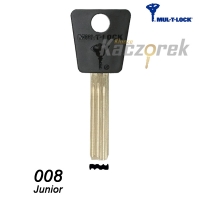 Mul-T-Lock 008 Junior - surový klíč